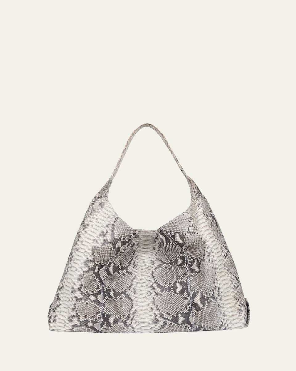 Meissa Python Hobo Shoulder Bag